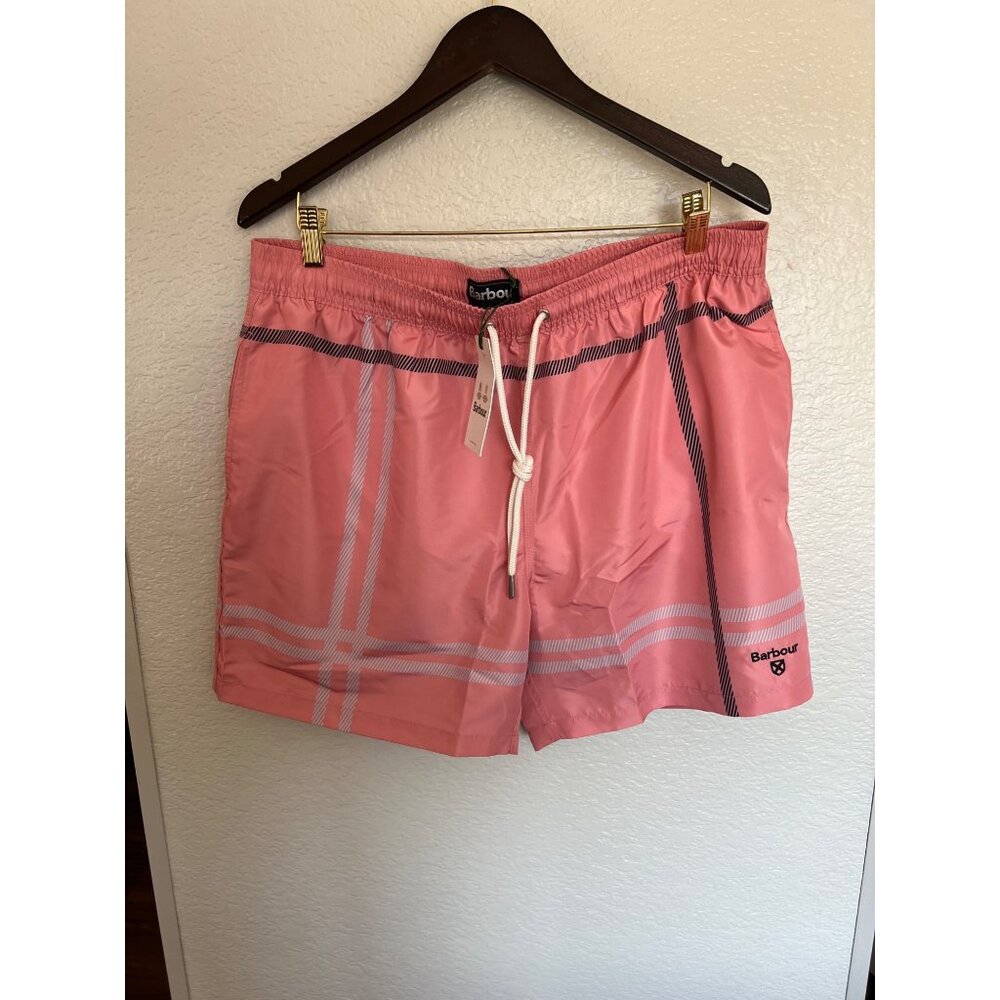 Barbour Pink Mens  Swim Shorts -‎  NWT Size XXL